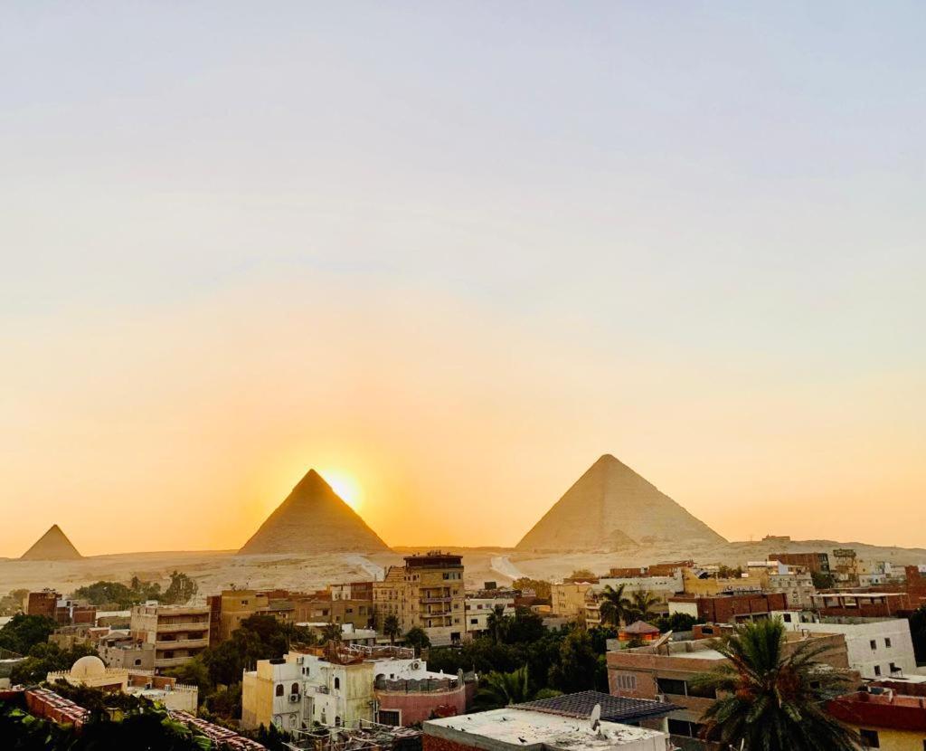 Ferienwohnung Loay Pyramids View Kairo Exterior foto