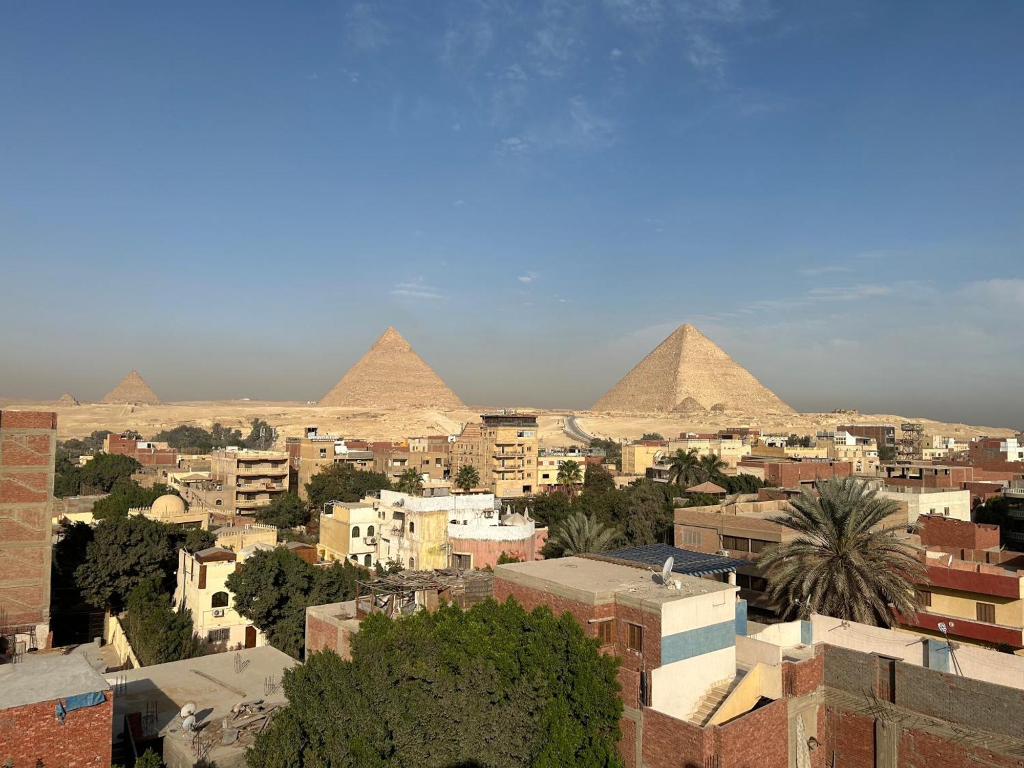 Ferienwohnung Loay Pyramids View Kairo Exterior foto