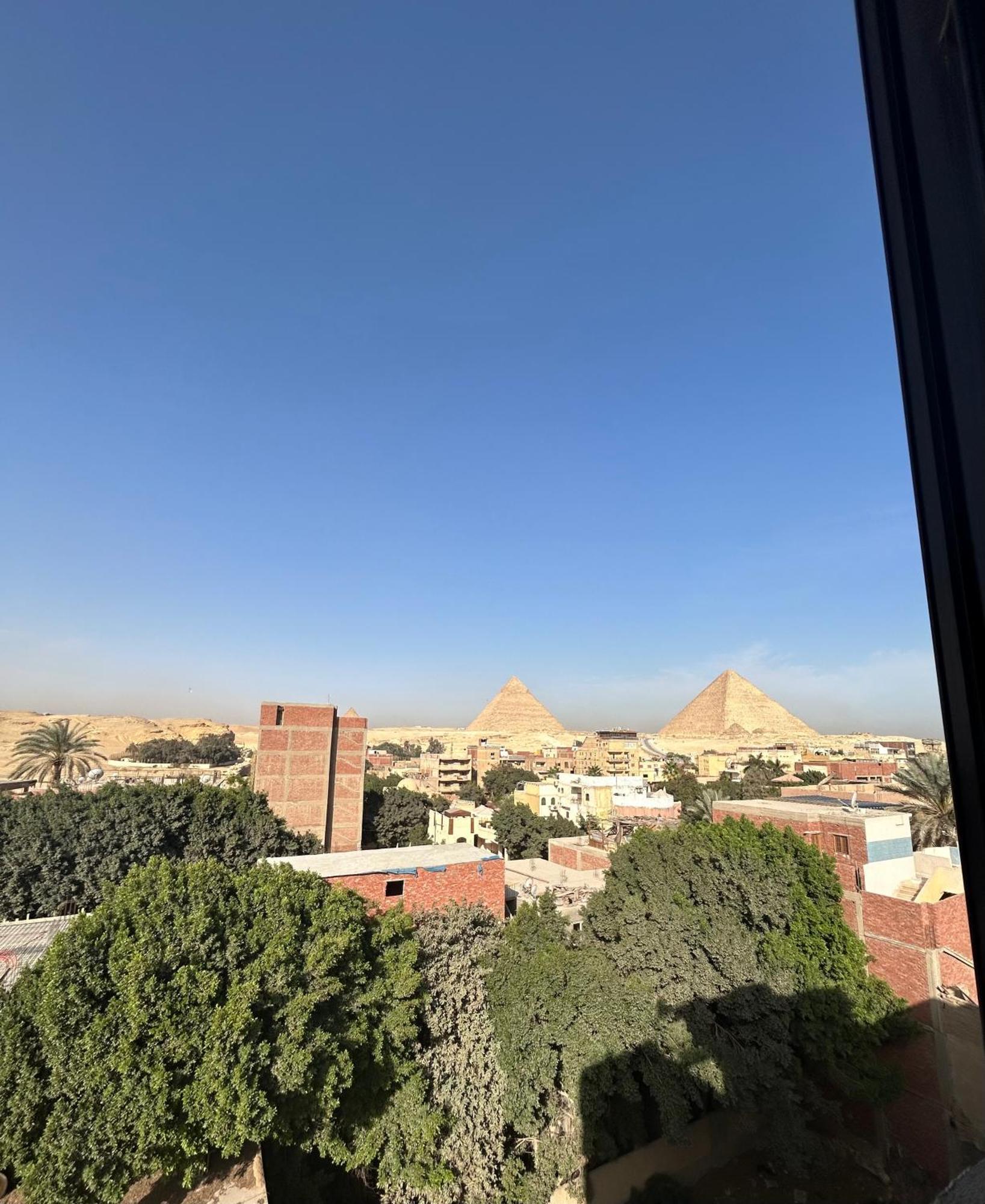 Ferienwohnung Loay Pyramids View Kairo Exterior foto
