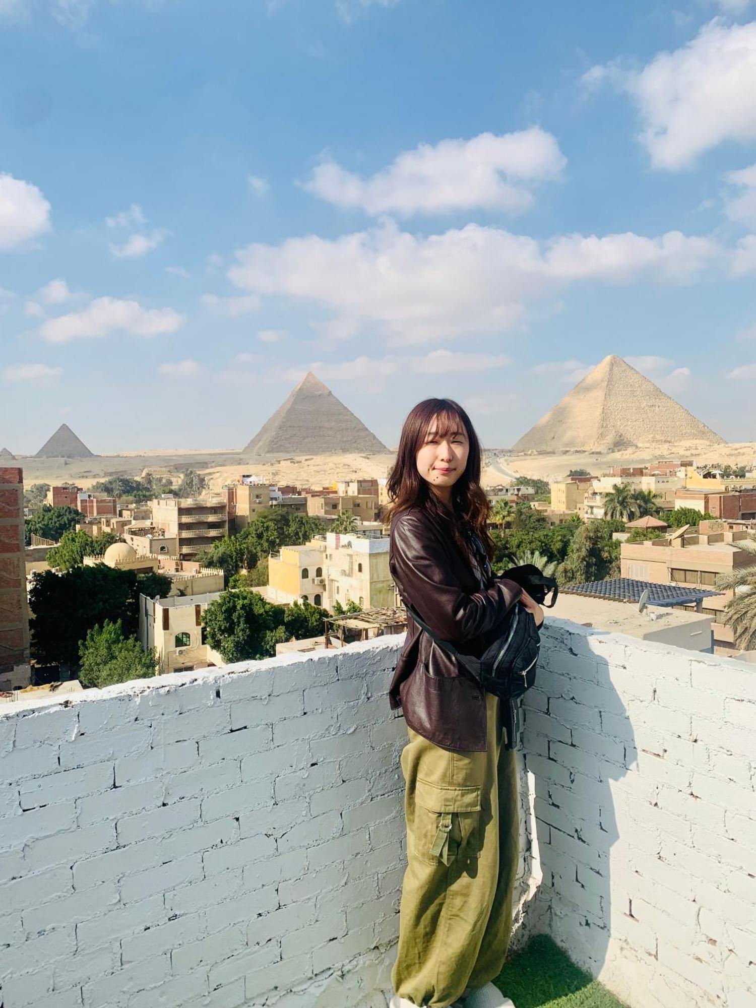 Ferienwohnung Loay Pyramids View Kairo Exterior foto