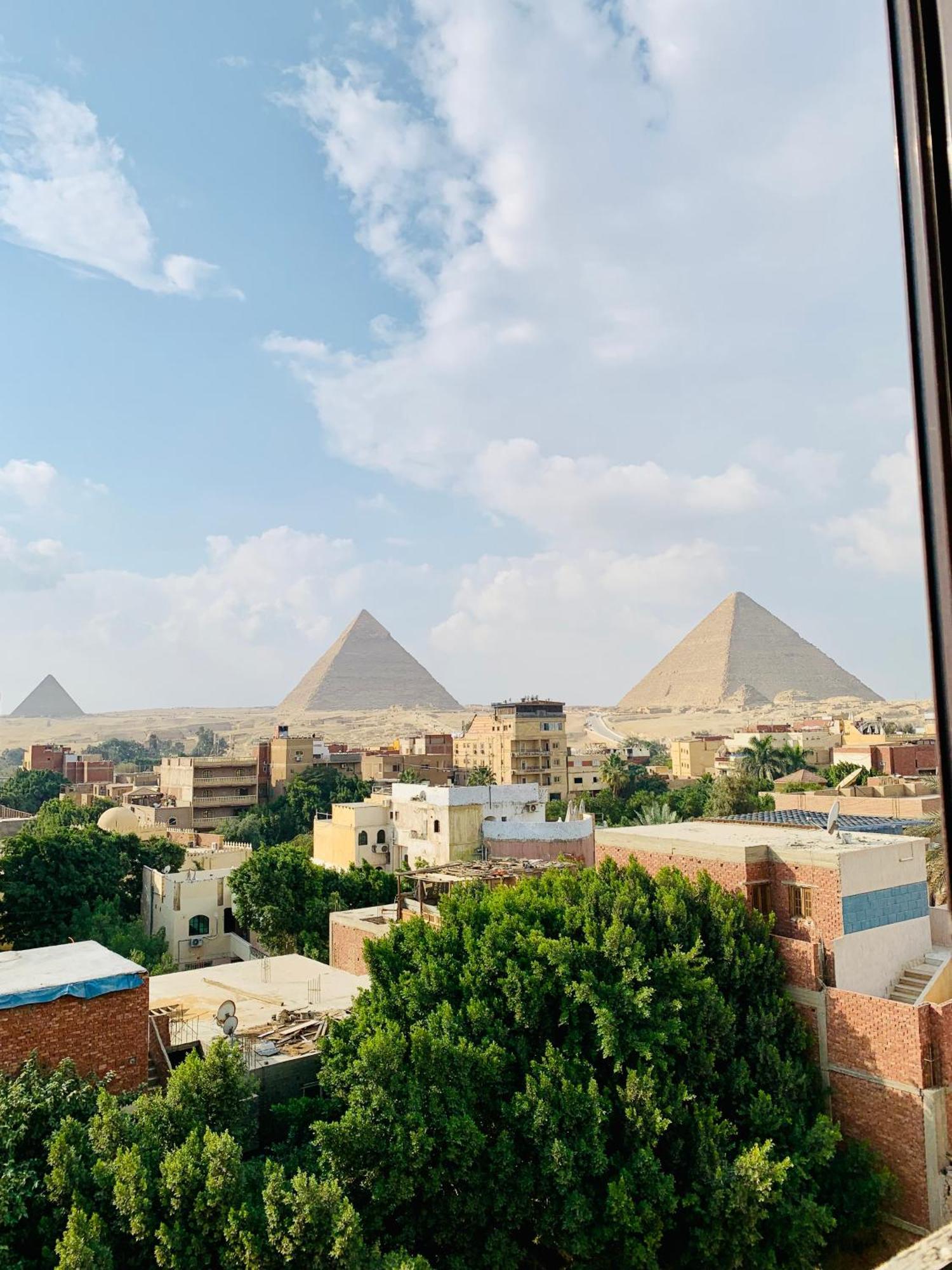 Ferienwohnung Loay Pyramids View Kairo Exterior foto