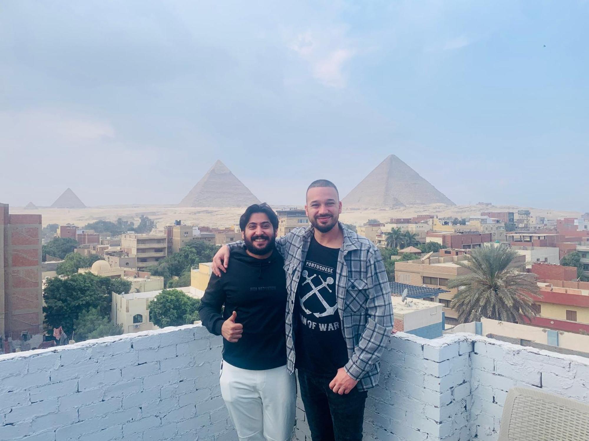 Ferienwohnung Loay Pyramids View Kairo Exterior foto
