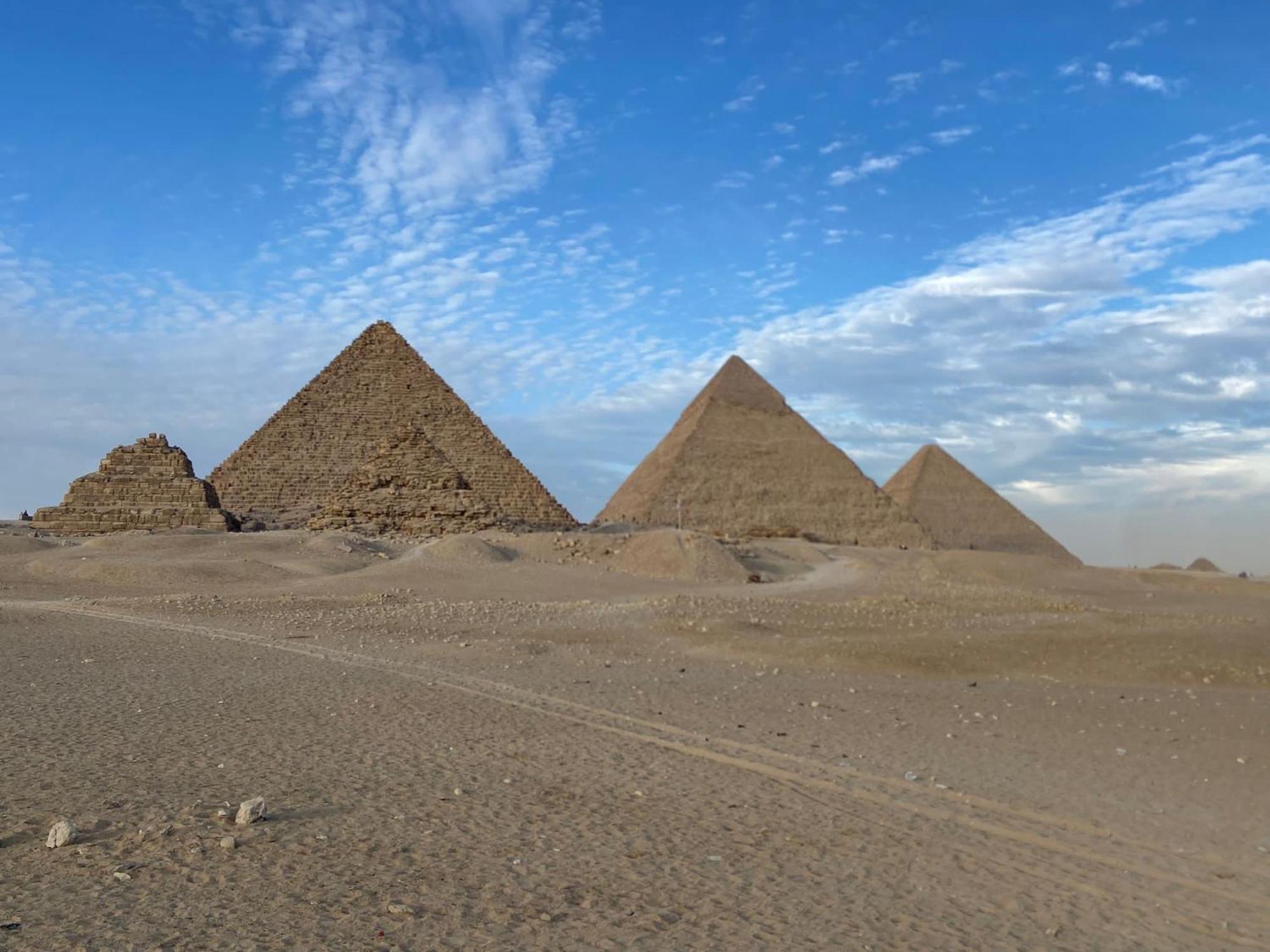 Ferienwohnung Loay Pyramids View Kairo Exterior foto