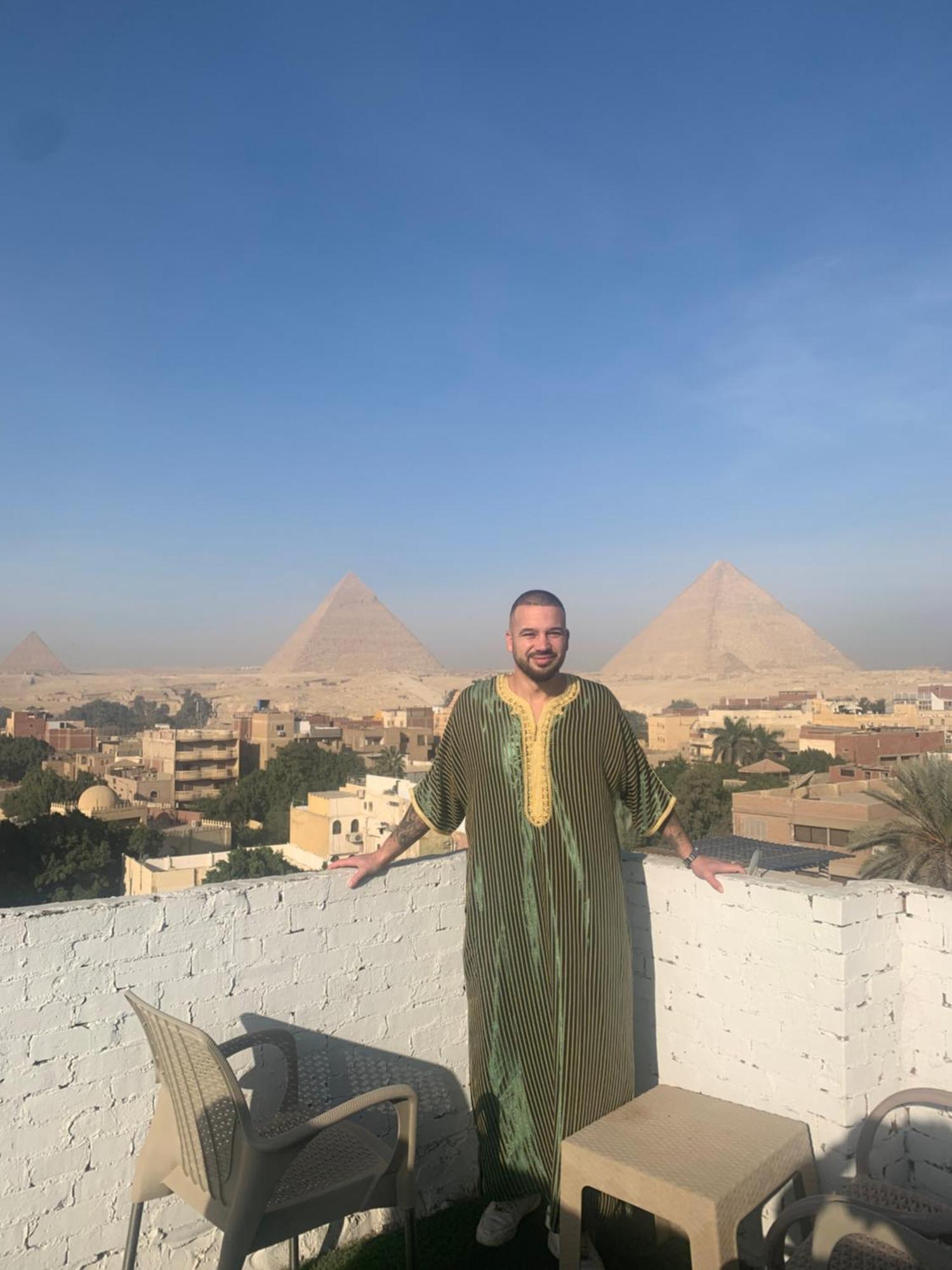 Ferienwohnung Loay Pyramids View Kairo Exterior foto