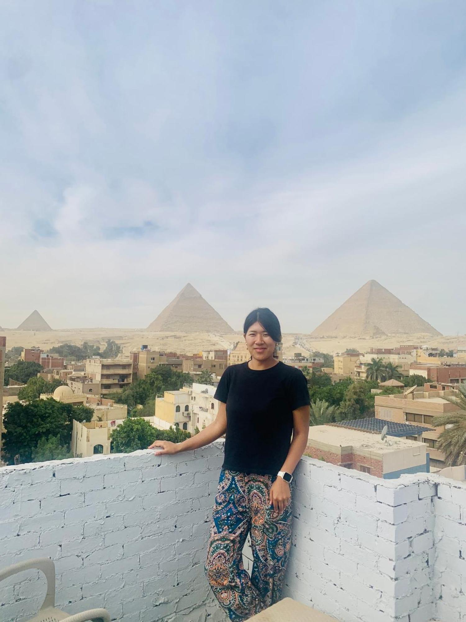 Ferienwohnung Loay Pyramids View Kairo Exterior foto