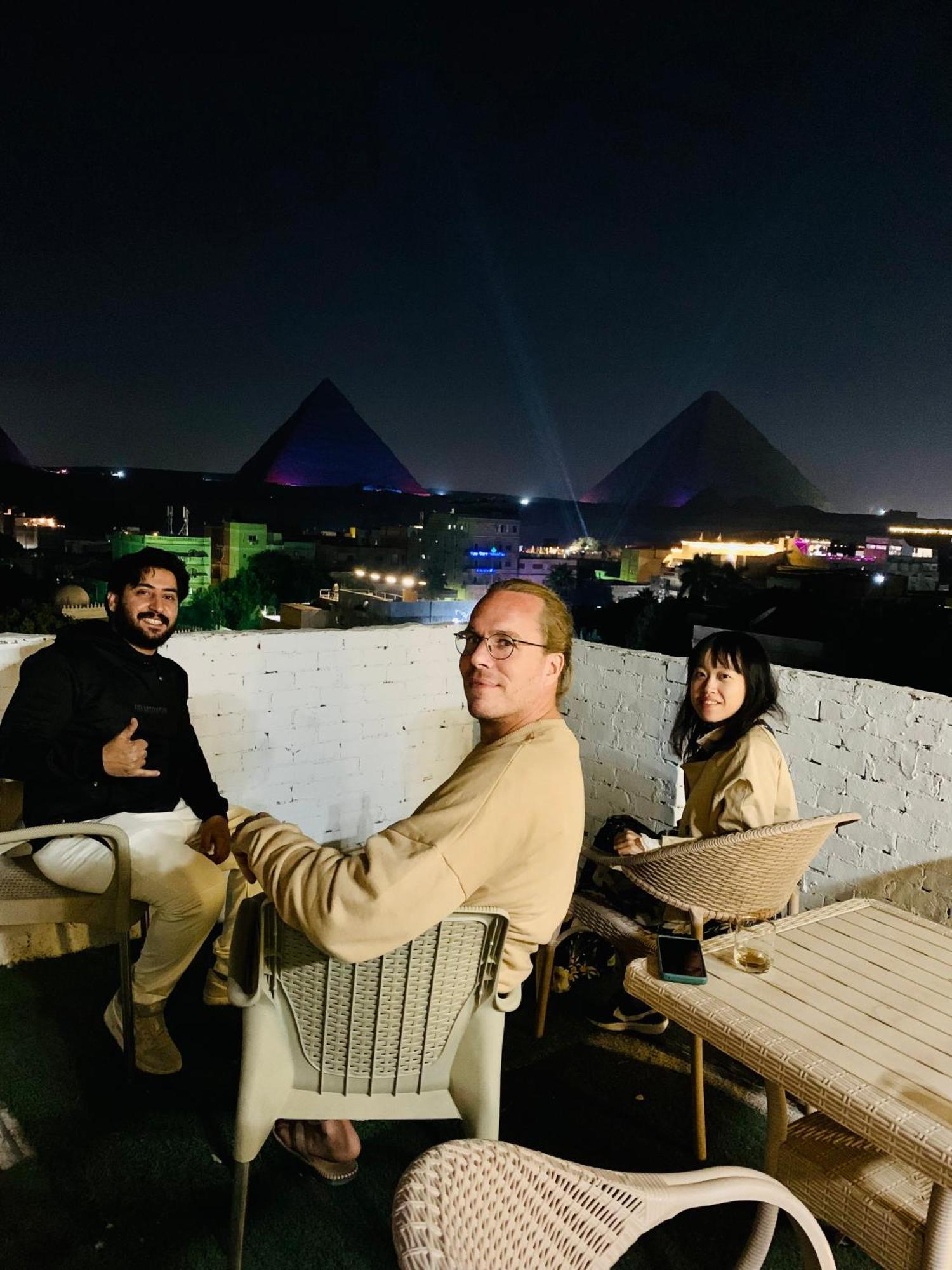 Ferienwohnung Loay Pyramids View Kairo Exterior foto