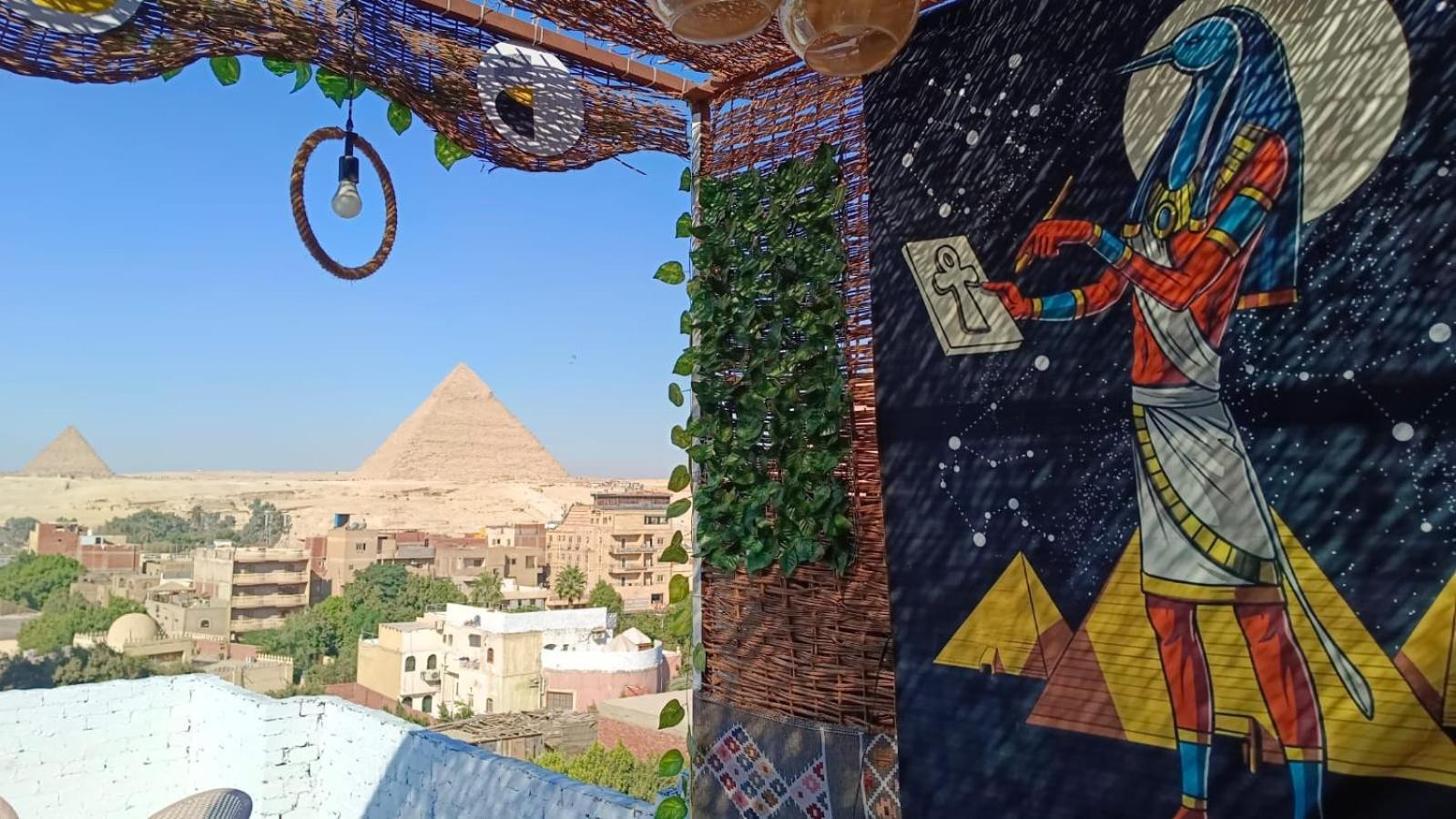 Ferienwohnung Loay Pyramids View Kairo Exterior foto
