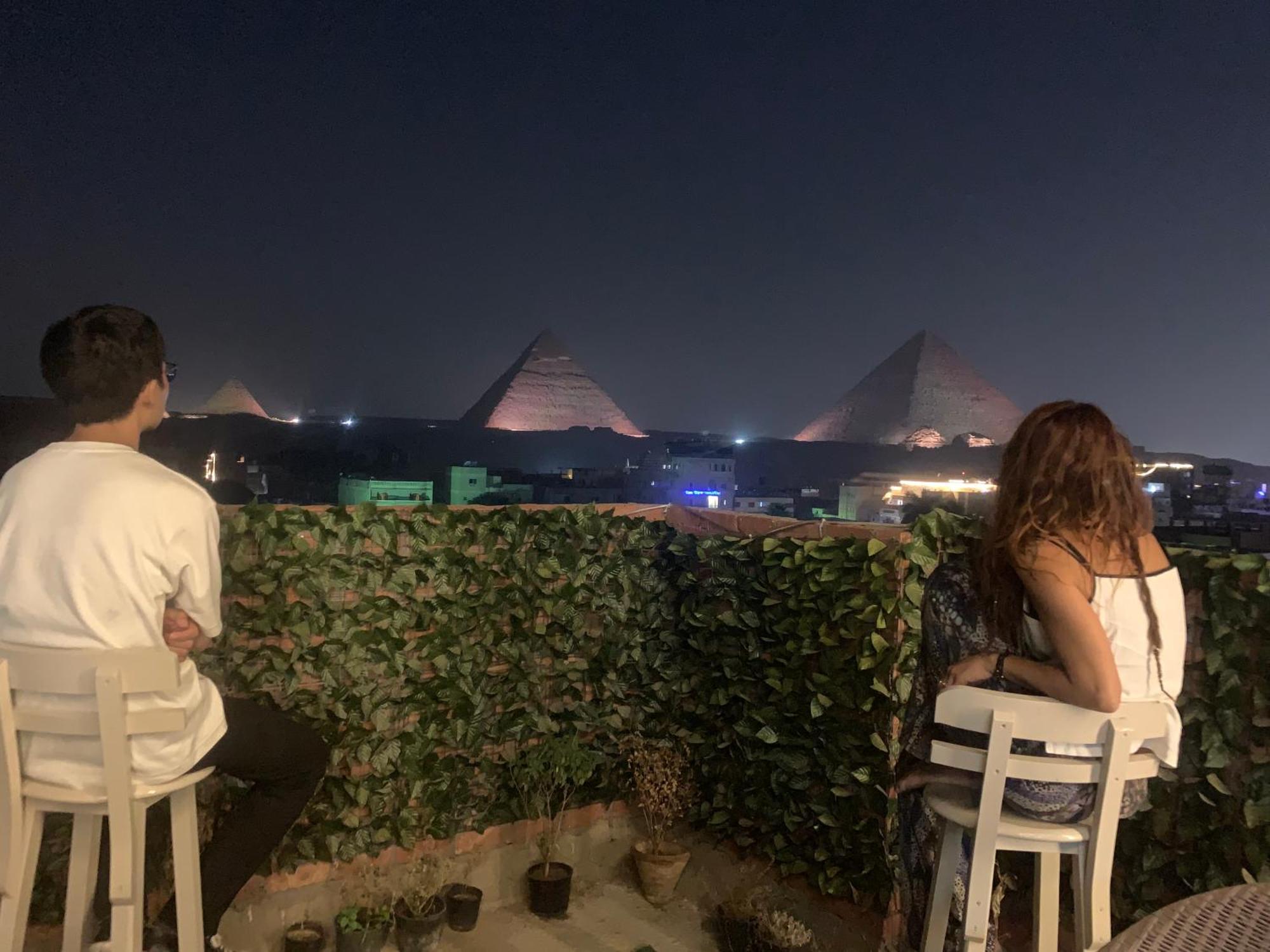 Ferienwohnung Loay Pyramids View Kairo Exterior foto