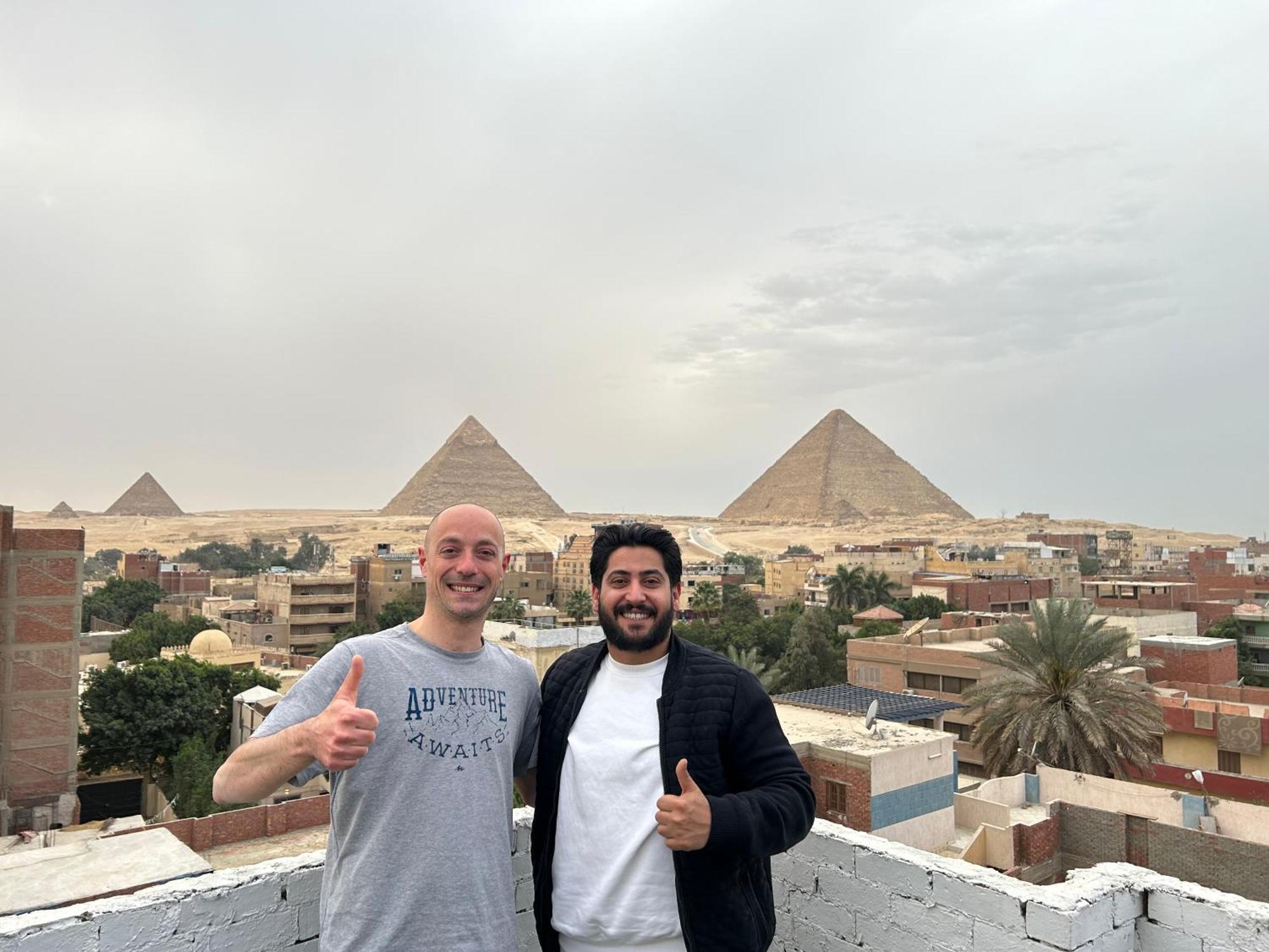 Ferienwohnung Loay Pyramids View Kairo Exterior foto