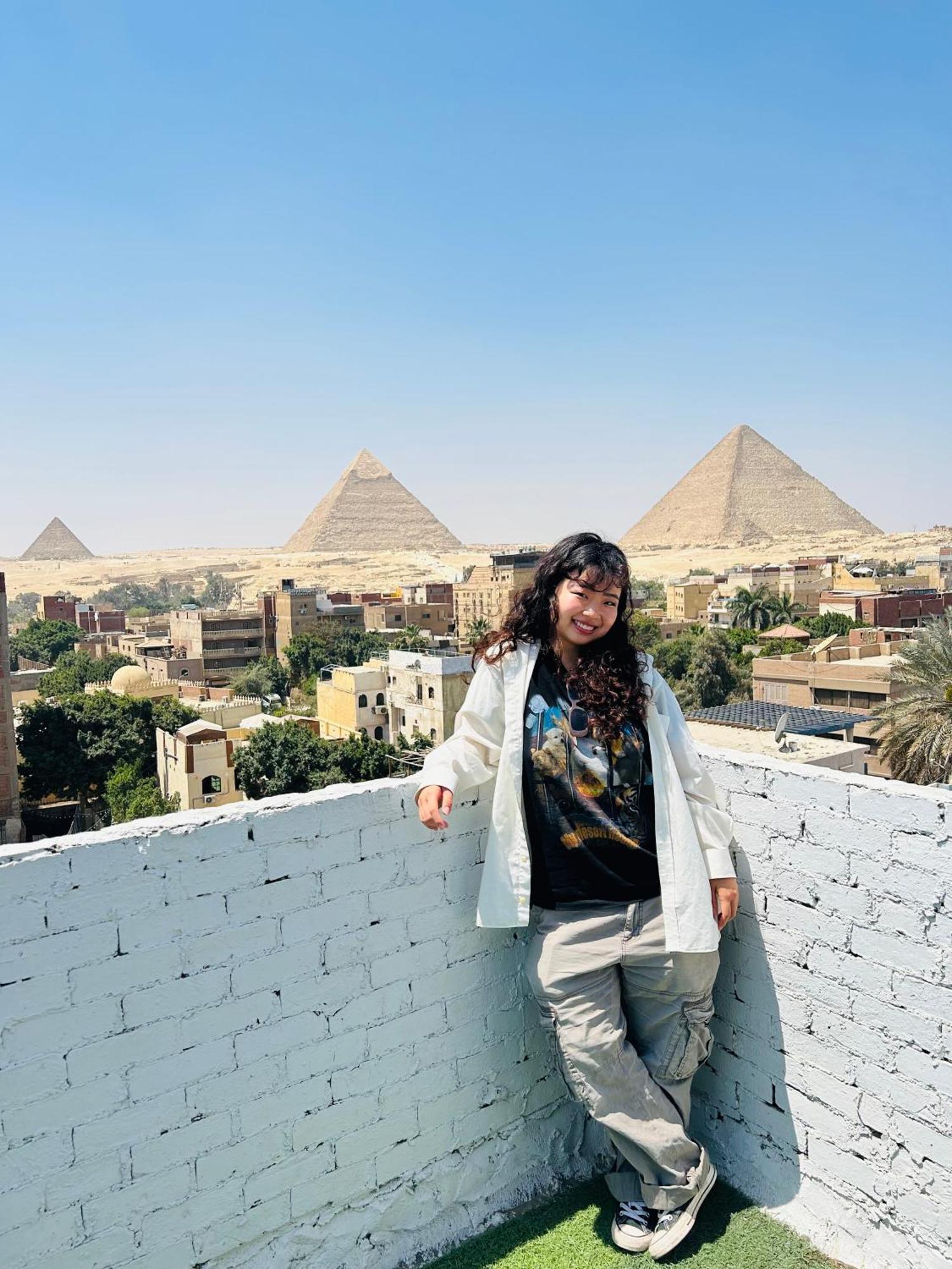 Ferienwohnung Loay Pyramids View Kairo Exterior foto