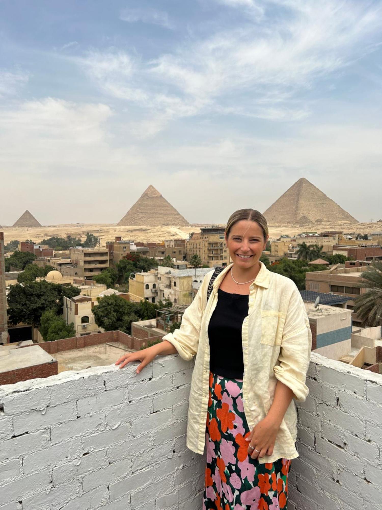 Ferienwohnung Loay Pyramids View Kairo Exterior foto