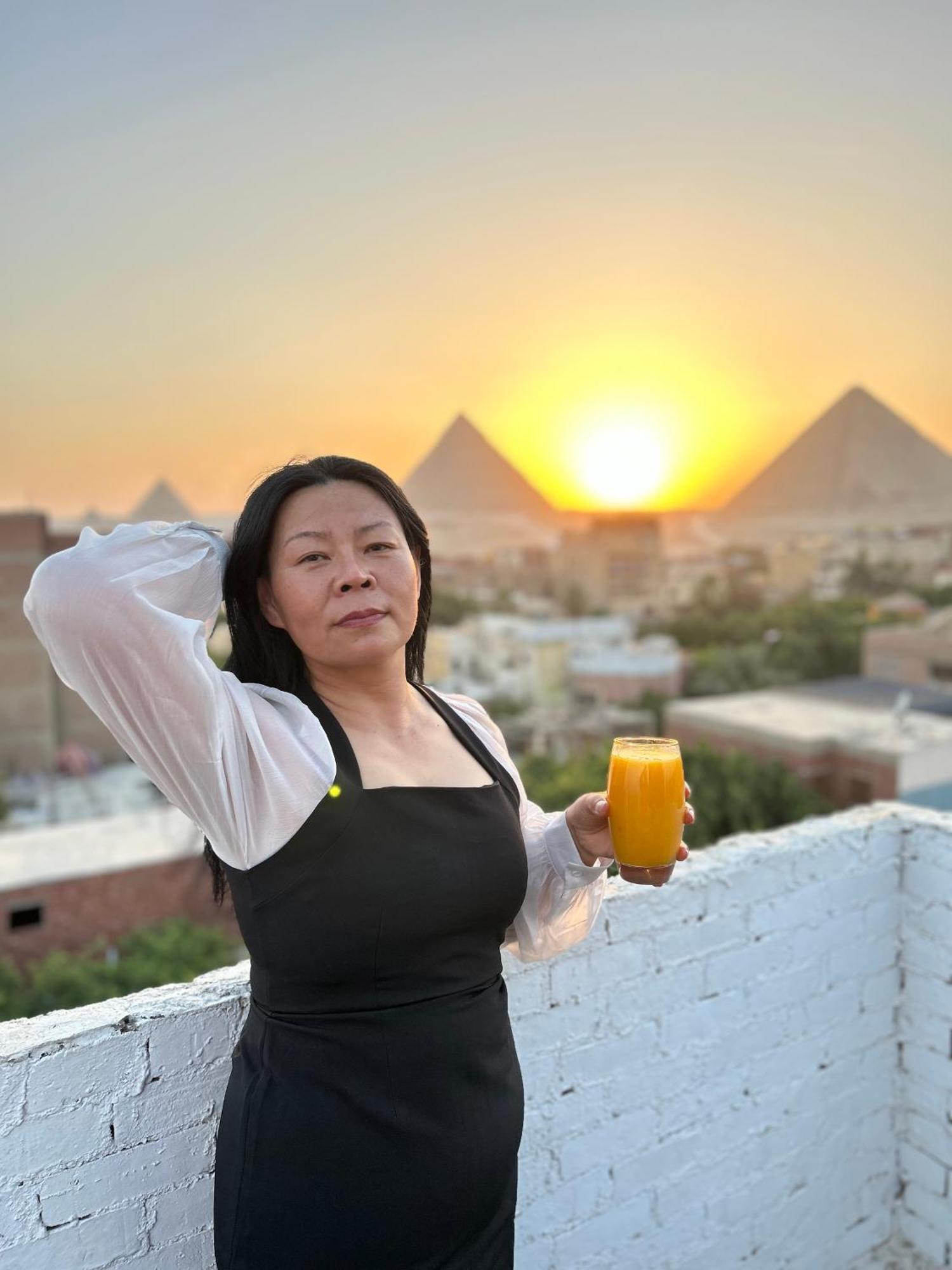 Ferienwohnung Loay Pyramids View Kairo Exterior foto