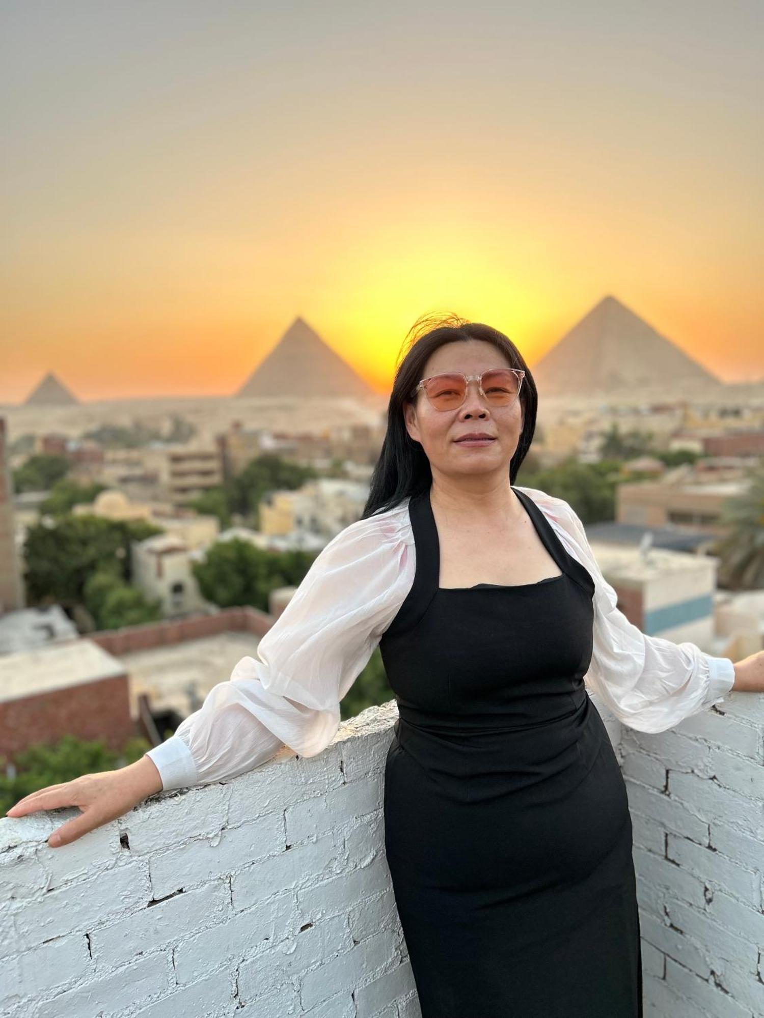 Ferienwohnung Loay Pyramids View Kairo Exterior foto