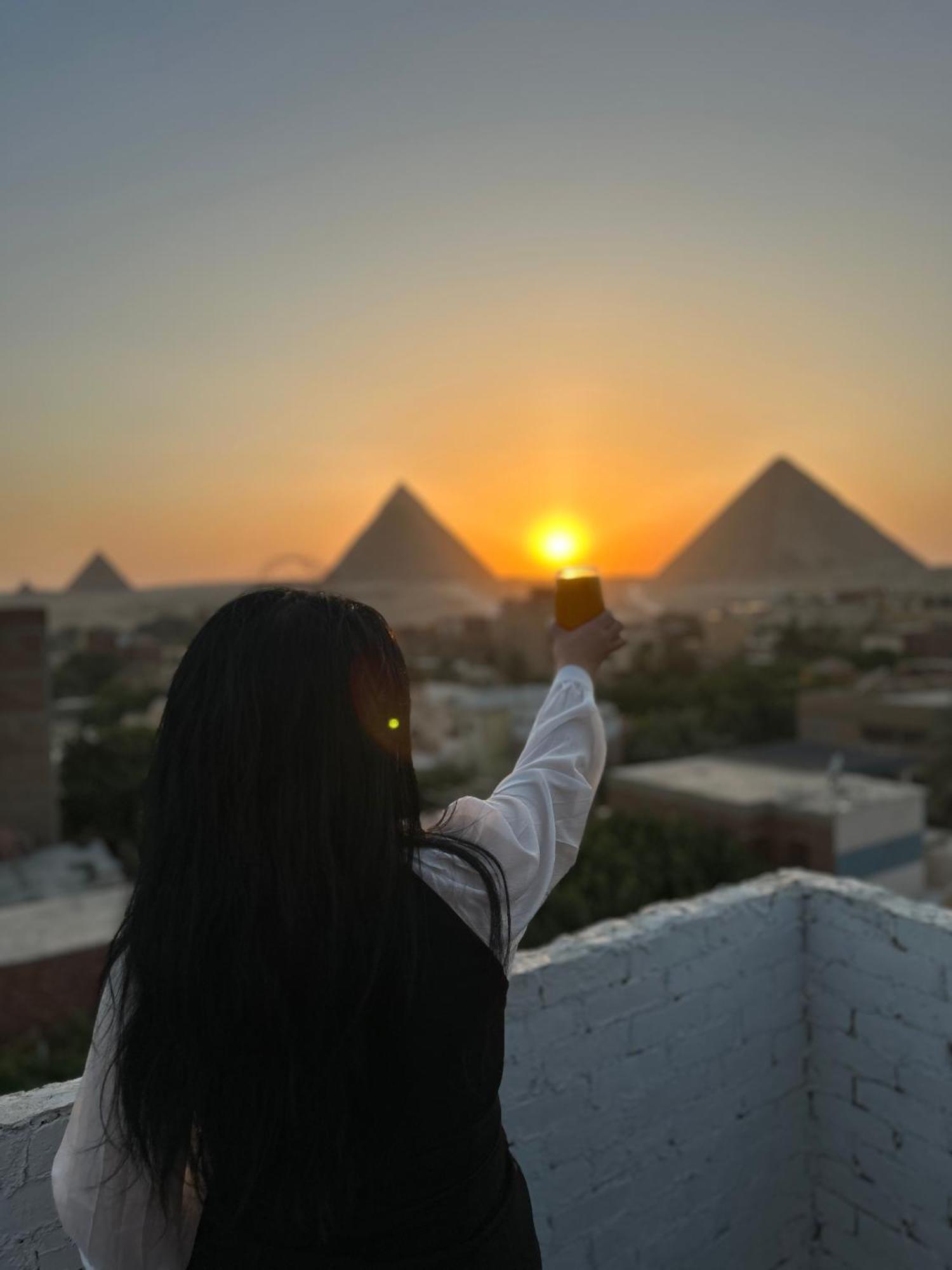 Ferienwohnung Loay Pyramids View Kairo Exterior foto