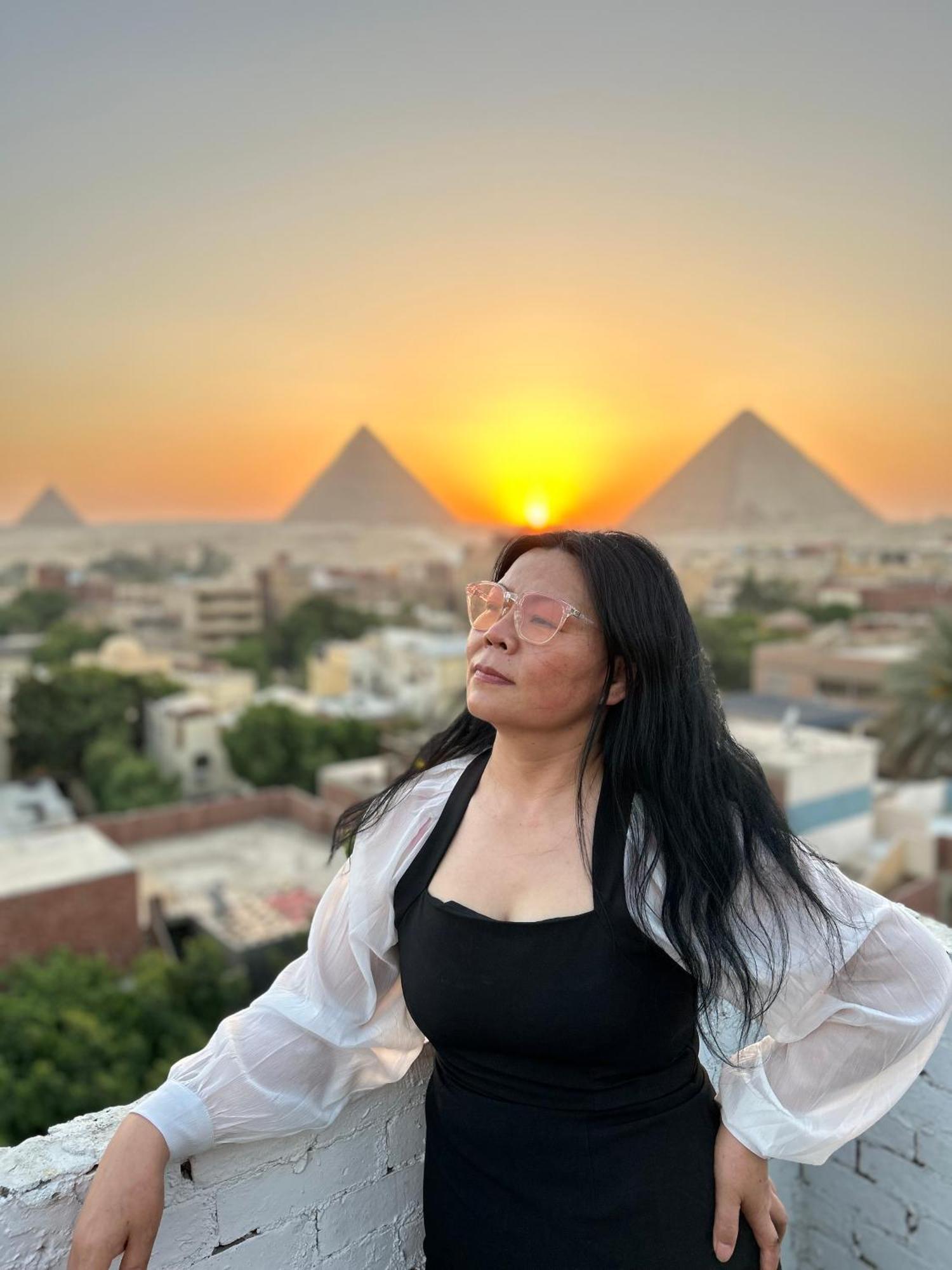 Ferienwohnung Loay Pyramids View Kairo Exterior foto