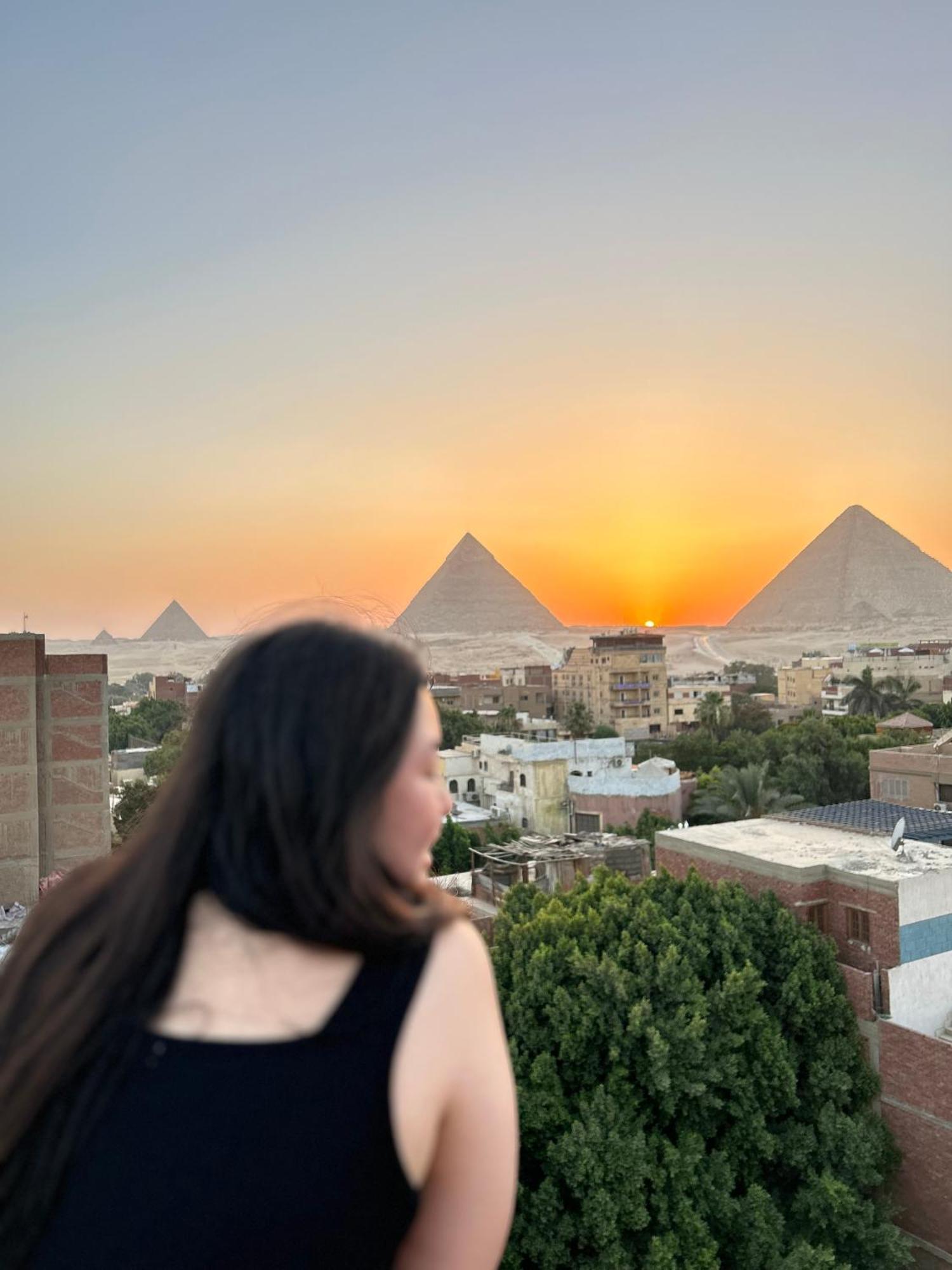 Ferienwohnung Loay Pyramids View Kairo Exterior foto