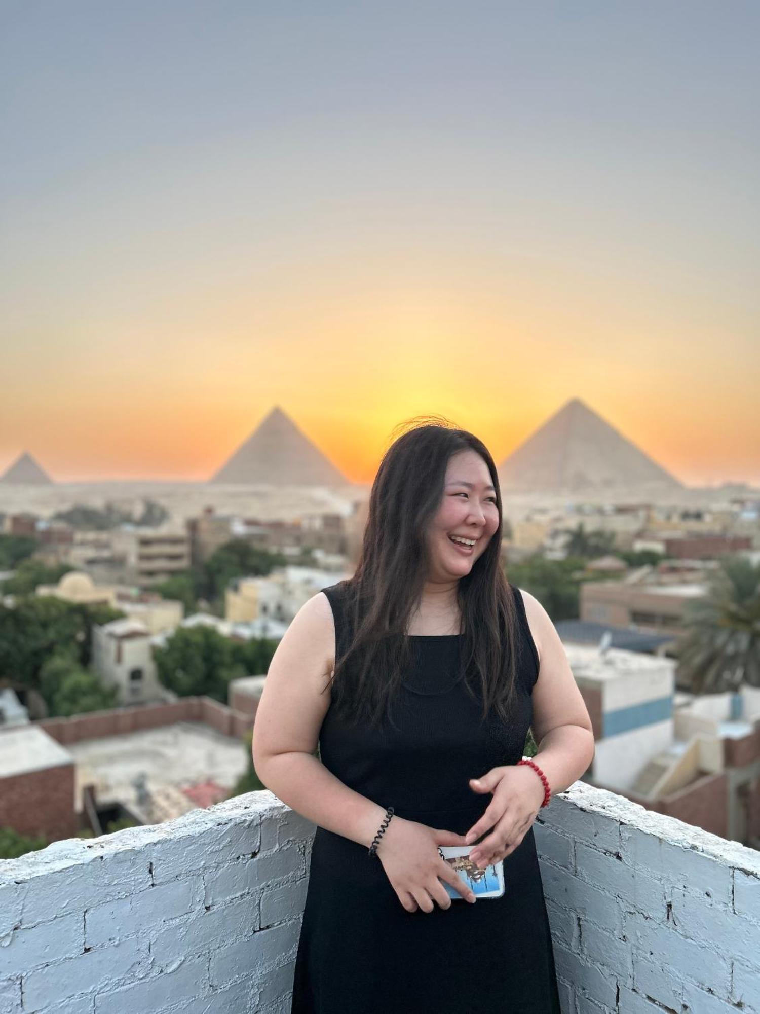 Ferienwohnung Loay Pyramids View Kairo Exterior foto