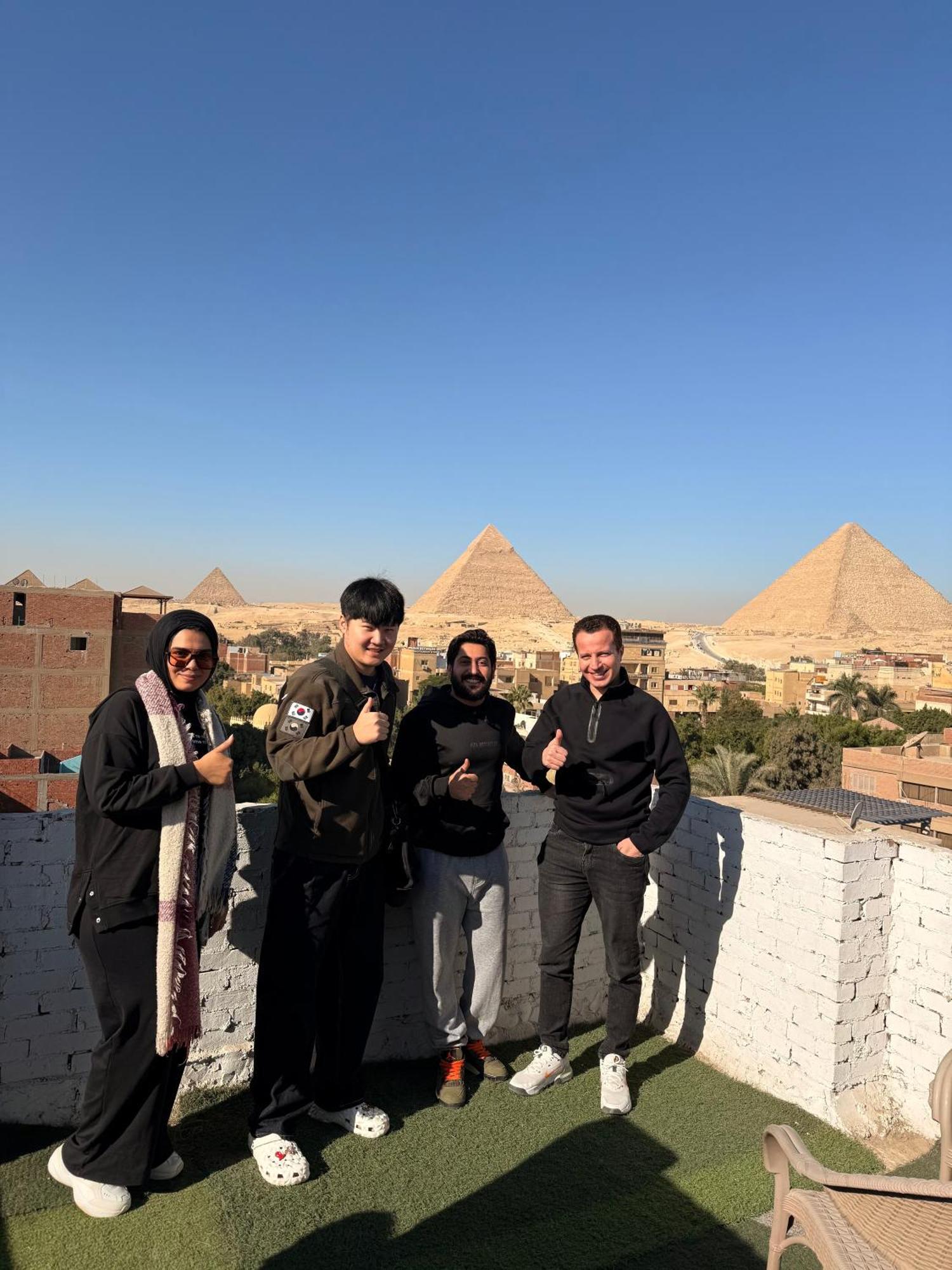 Ferienwohnung Loay Pyramids View Kairo Exterior foto