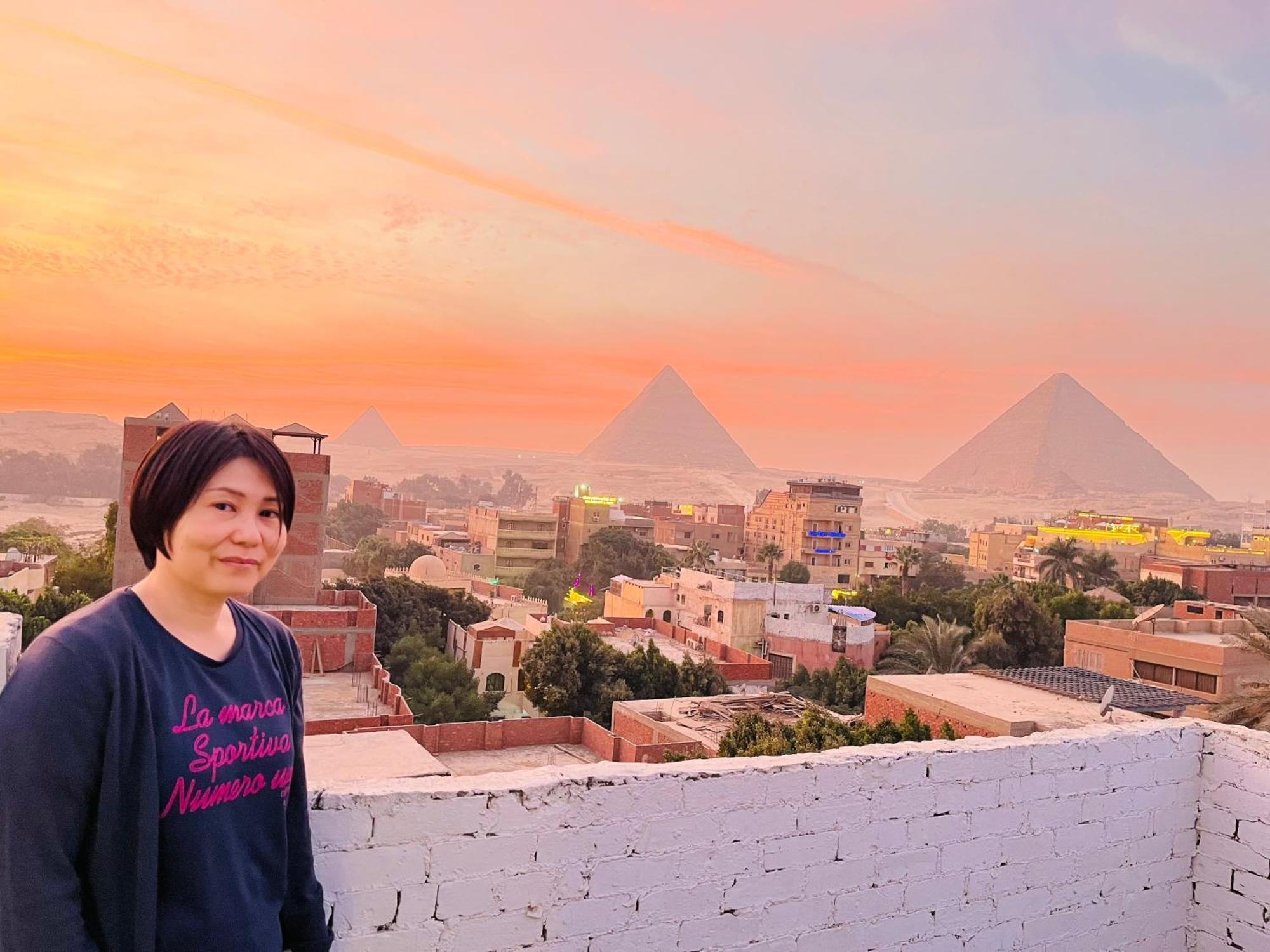 Ferienwohnung Loay Pyramids View Kairo Exterior foto